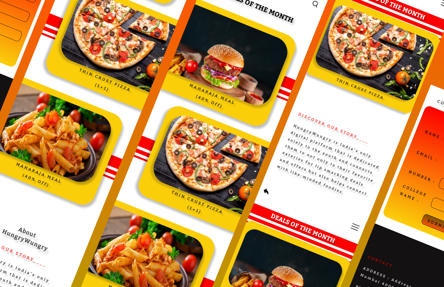 Food Restaurant - UI Design